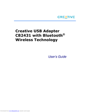 Creative USB Adapter CB2431 User Manual
