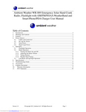 Ambient Weather WR-089 User Manual