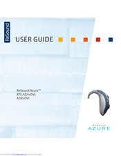 ReSound Azure BTE AZ70-DVI User Manual