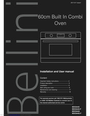 Bellini BDC644G-F Installation And User Manual