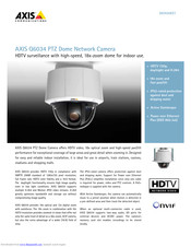 Axis Q6034 PTZ Datasheet