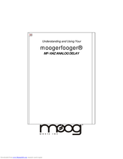 Moog moogerfooger MF-104Z Using Instruction