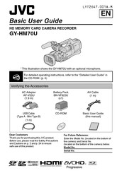 Jvc GY-HM70U Basic User's Manual