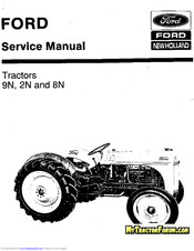 Ford 8n series Service Manual
