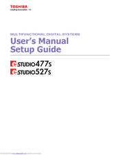 Toshiba E-studio 477s User Manual