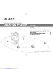 Sharp MX-M364N Quick Start Manual