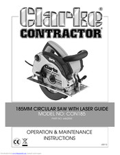 Clarke Contractor CON185 Operation & Maintenance Instructions Manual