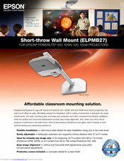 Epson ELPMB27 Manuals | ManualsLib