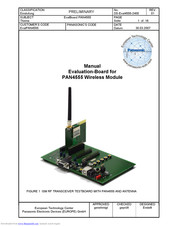 Panasonic EvalBoard PAN4555 Manual
