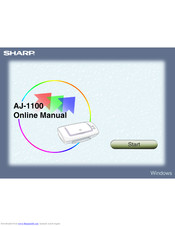 SHARP AJ-1100 Online Manual