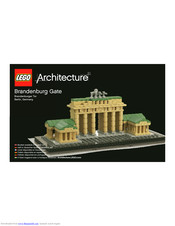 LEGO Architecture Brandenburg Gate Instructions Manual
