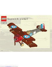LEGO Sopwith camel 3451 Instructions Manual