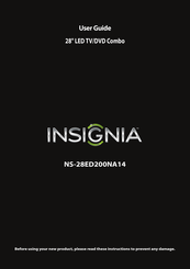 Insignia NS-28ED200NA14 User Manual