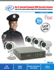 SVAT Do-It-Yourself Compact DVR Security System CLEARVU2 Specifications