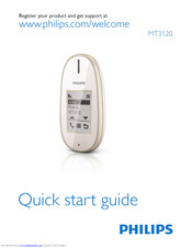 Philips MT3120 Quick Start Manual