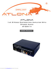 Atlona AT-SAV14 User Manual