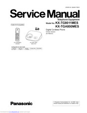 panasonic KX-TG8011MES Service Manual