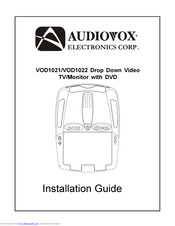 Audiovox VOD1021 Installation Manual