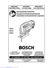 BOSCH 52324 Operating/Safety Instructions Manual