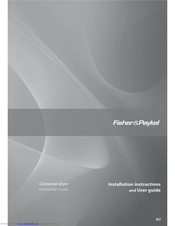 Fisher & Paykel DE60F60NW1 Installation Instructions And User Manual