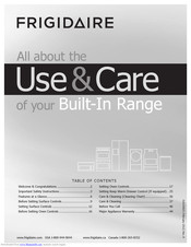 Frigidaire 318205825 Use & Care Manual