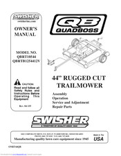 Swisher QuadBoss QBRT10544 Owner's Manual