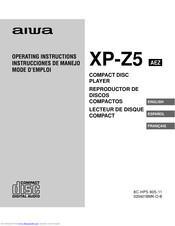 AIWA XP-Z5 AEZ Operating	 Instruction