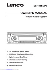 Lenco CS-1004 MP3 Owner's Manual