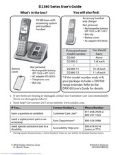 Uniden D2380-10 D2380-11 User Manual