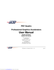 PNY Quadro FX 550 User Manual