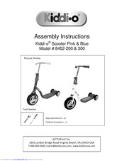 Kettler Kiddi-o 8452-300 Assembly Instructions Manual