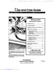 KitchenAid KGCS100S Use And Care Manual