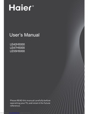 haier LE42H5000 User Manual