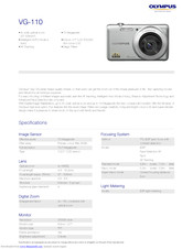 Olympus VG-110 Specifications