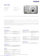 Olympus VG-120 Specifications