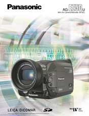 Panasonic AGEZ50U - DIGITAL CAMERA REC Brochure & Specs
