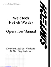 SimTech WeldTech Operation Manual