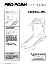 Pro-Form CT 1160 User Manual
