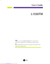 LG L1530TM User Manual