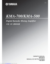 Yamaha KMA-700 Owner's Manual