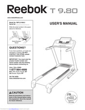 Reebok T 9.80 User Manual