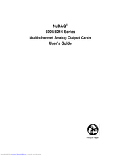 ADLINK Technology NuDAQ cPCI-6208A User Manual