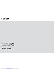 Belkin Conserve Insight User Manual