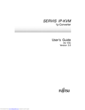Fujitsu SERVIS IP-KVM 1P Converter User Manual
