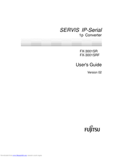 Fujitsu FX-3001SR User Manual