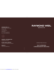 Raymond Weil ZGU 714 Instructions For Use Manual