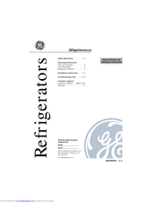 GE Refrigerators Owner's Manual And Installation Instructions