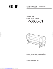 SII IP-6600-01 User Manual