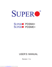 Supero PDSME+ User Manual