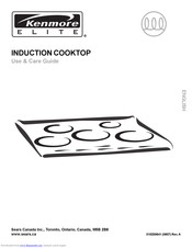 Kenmore INDUCTION COOKTOP Use & Care Manual